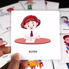 Cartes Flash Montessori Émotions & Actions