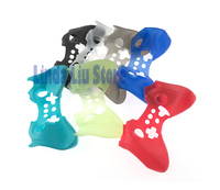 colorful Soft Silicone Skin Case Cover silicone case For Nintendo wiiu Wii U Pro controller 10pcs/lot