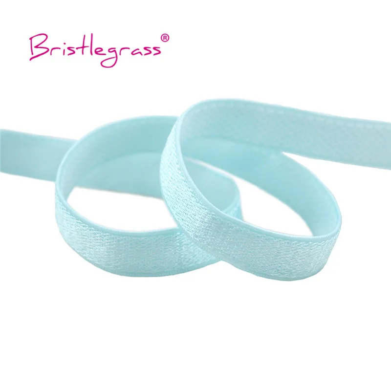 BRISTLEGRASS 2 5 10 Yard 3/8" 10 mm glänzender Nylon-BH-Träger, elastisches Spandex-Satinband, Schulterband, Unterwäsche, Dessous, Nähbesatz – Detail 19