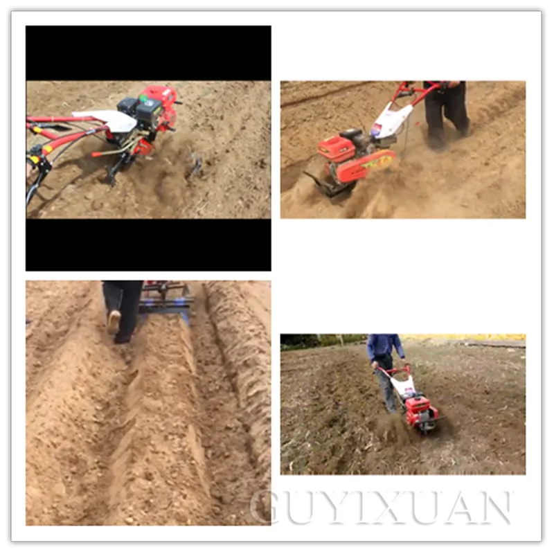 Rotary tiller 7.5 horsepower gasoline diesel micro tillage small tractor trenching soil tillage tillage machine