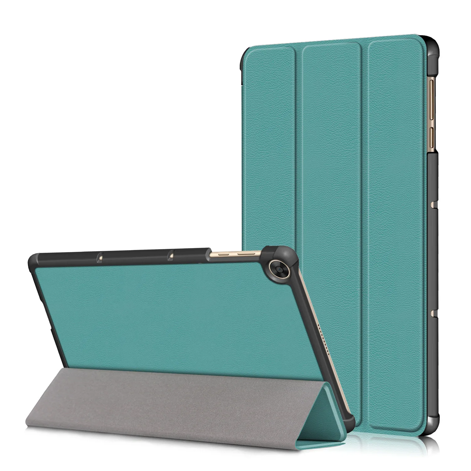 Dla Huawei MatePad T10 T10S AGS3-L09 AGS3-W09 AGS3-W03 AGS3-AL00 Mate Pad etui na tablet Custer składany wspornik stojakowy skórzany pokrowiec