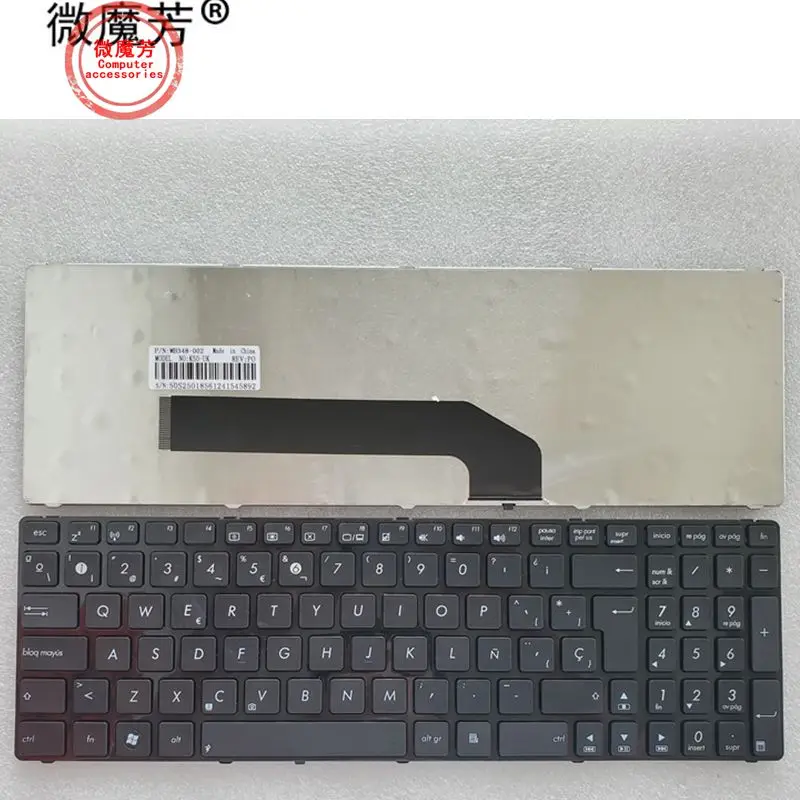 Spanish Laptop keyboard for Asus K50 K50A K51 P50 K51 K60 K61 K50IN K62 K70 K70IJ F90 F90SV X5D X51 F52 F52A X5DC SP NEW