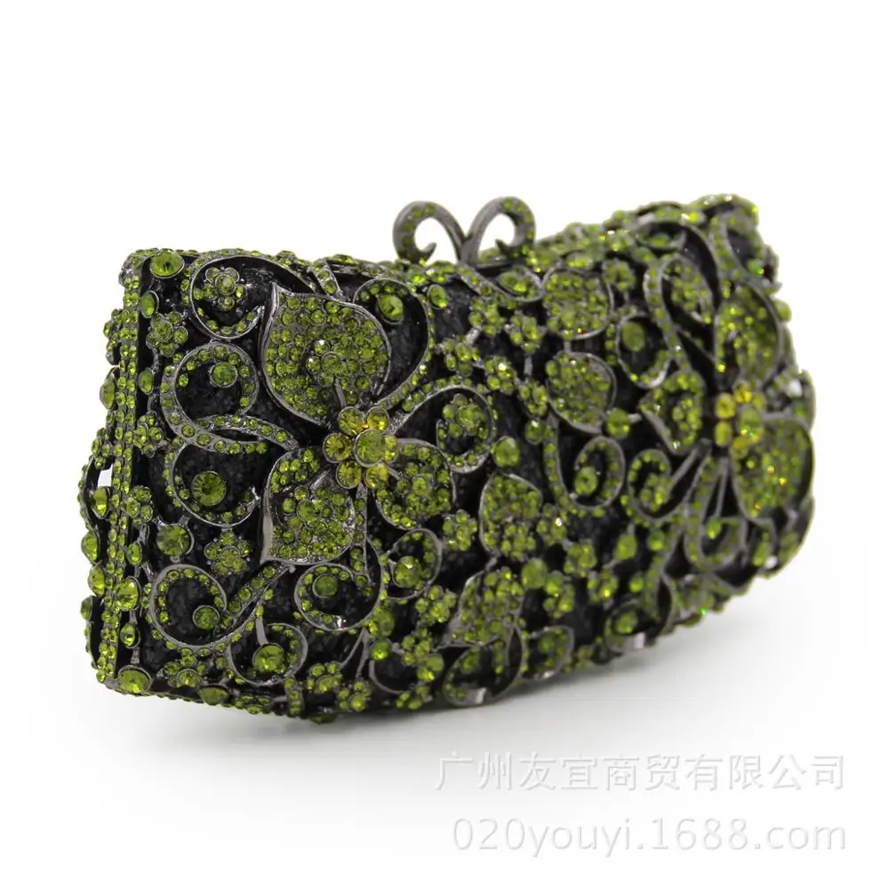 

New Ladies Evening Bags Wedding Party Chain Shoulder Bag Diamonds Rhinestones Women's Pouch Evening Bags Womens Bags Handbags