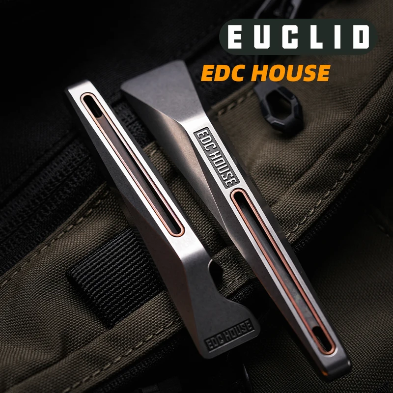 LAUTIE Euclid Crowbar มัลติฟังก์ชั่ผสม Gadget EDC ไขควงที่เปิดขวดกลางแจ้งแบบพกพา Self-Defense อุปกรณ์