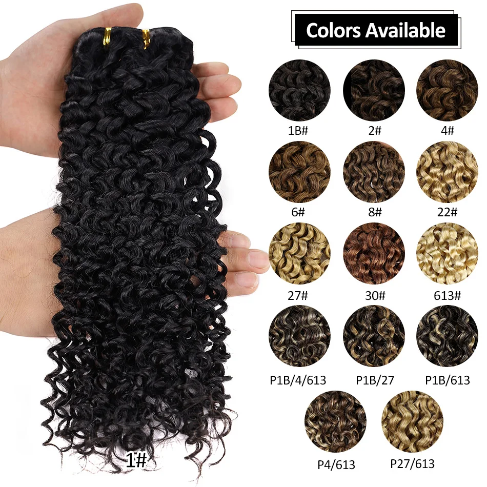 BHF-Brazilian Kinky Curly Hair Bundles, Remy Weave Bundles, extensões naturais do cabelo humano