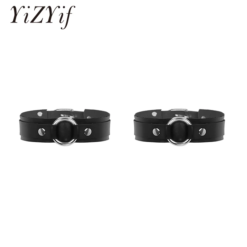 1 paar Baum Männer PU Leder Arm Strap Arm Wärmer Vintage Punk Goth Armbinden Schnalle Riemen Clubwear Kostüm