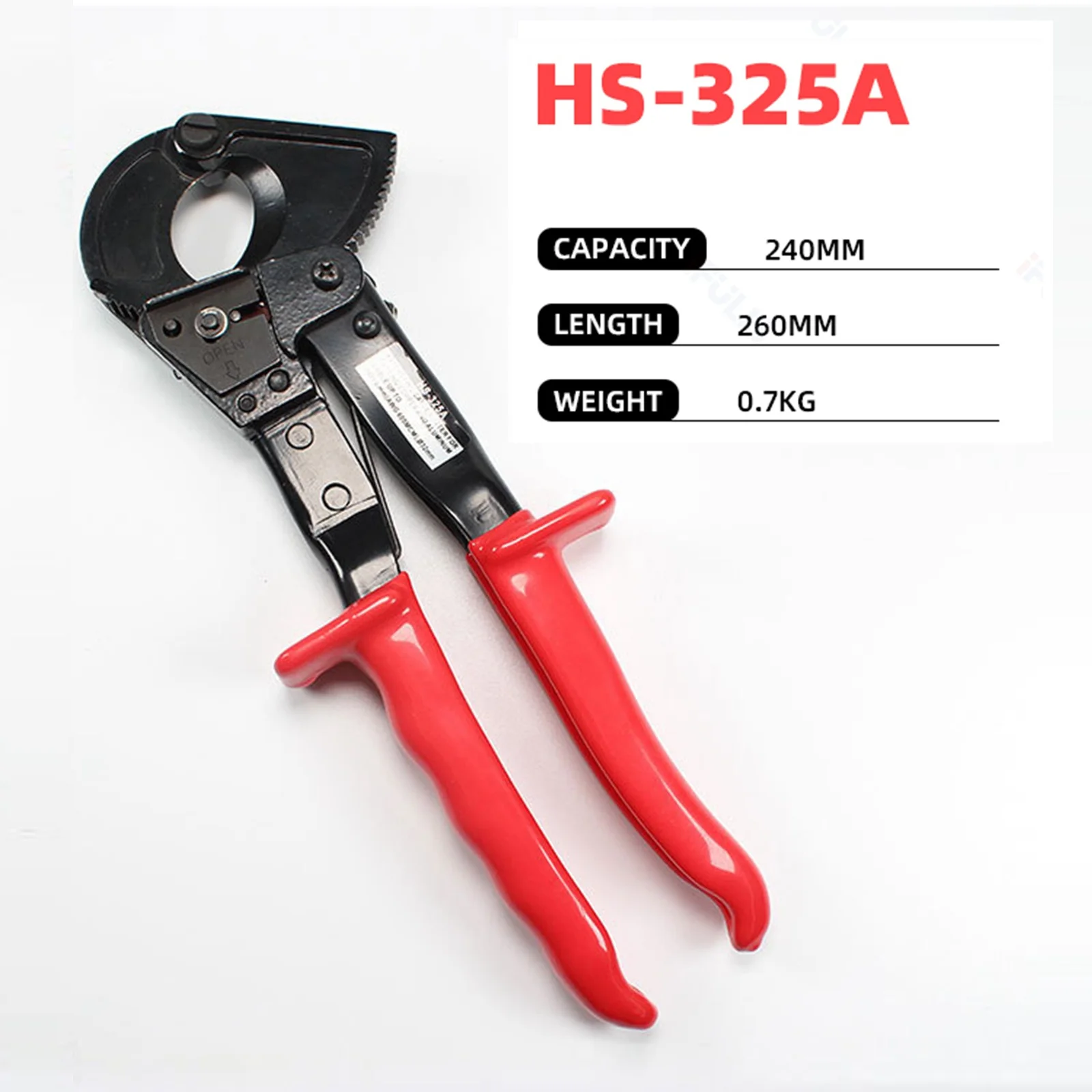 

Ratchet Cable Wire Stripper 400mm² Insulated German Design Mini Cable Cutting Pliers Hand Tools Wire Cutters Repair Tools