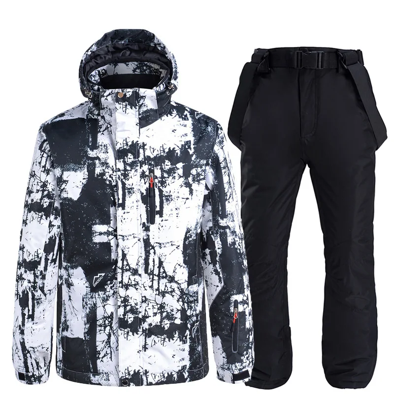 New Hot Ski Suit Men Women Winter Outdoor Windproof Waterproof Thermal Snow Pants Sets Male Skiing And Snowboarding Ski Jacket