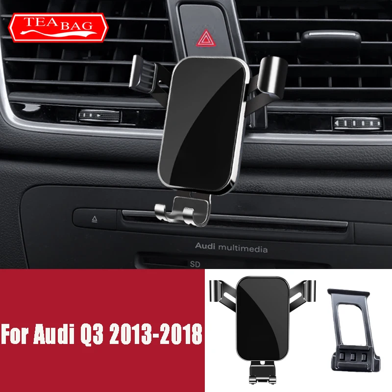 

Car Phone Holder For Audi Q3 8U F3 Q5 8R FY 2009-2022 GPS Gravity Mount Navigation Bracket Car Styling Interior Accessories