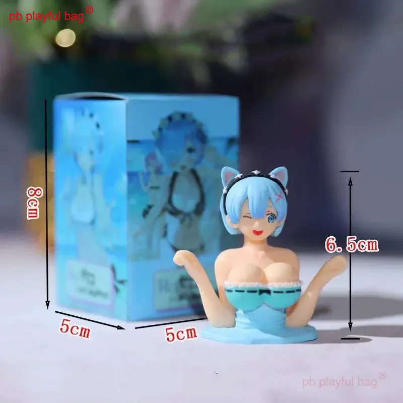 Anime sexy leimu lamu supersonico figura anime japonês modelo veículo montado ornamentos criativos presentes de natal brinquedo do miúdo hg196