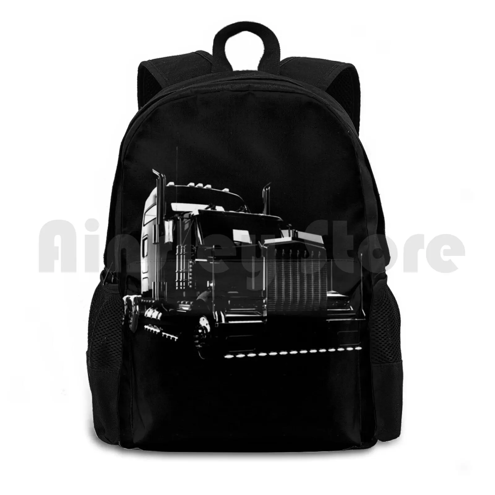 

Super Semi Truck Outdoor Hiking Backpack Riding Climbing Sports Bag Semi Truck Tractor Prime Mover Kenworth Dust Big Big Truck