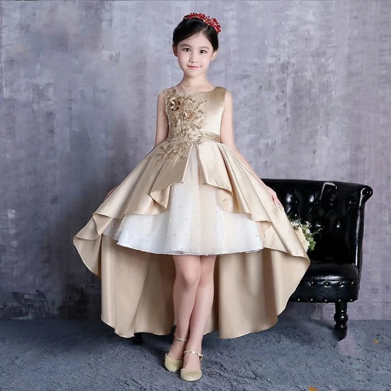 Mädchen Kleid Kinder Kleider Kleine Prinzessin Blume Mädchen Kleid Lange Hochzeit Kleid Kinder Weihnachten Party Kleidung