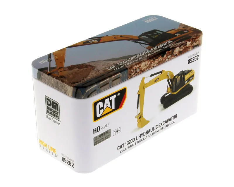 DM 1/87 CAT 320D L Hydraulic Excavator HO Scale high line series for collection 85262 By Diecast Masters for collection