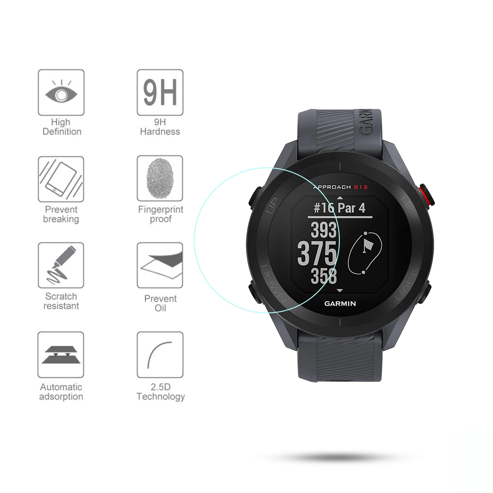 3 шт./упаковка, защитное закаленное стекло для смарт-часов