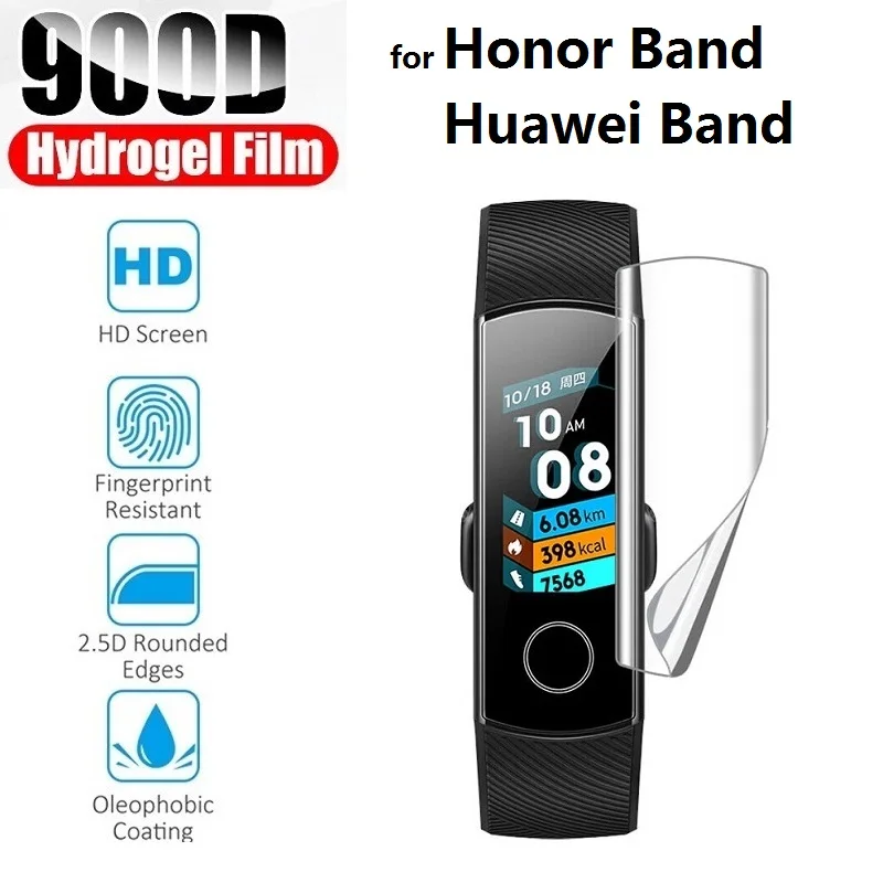 2pcs Hydrogel Protective Film for Honor Honor Band 5 4 Pro Huawei Talkband B6 B5 B3 (Not Glass) Screen Protector Protection Foil