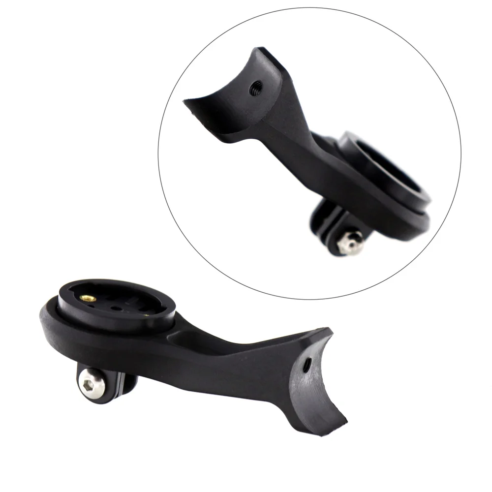 Bicycle Computer Holder Mount Extension Holder Bracket plastic Extend Base With washer Black for Garmin/Bryton/Catey