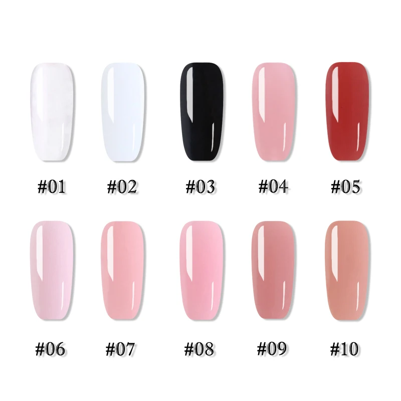 ล่าสุดเจลอะคริลิค30G Poly เล็บกึ่งถาวรเจลสำหรับขยาย Polygels อะคริลิคเจลเล็บ Polish Manicure builder Uv Gellac