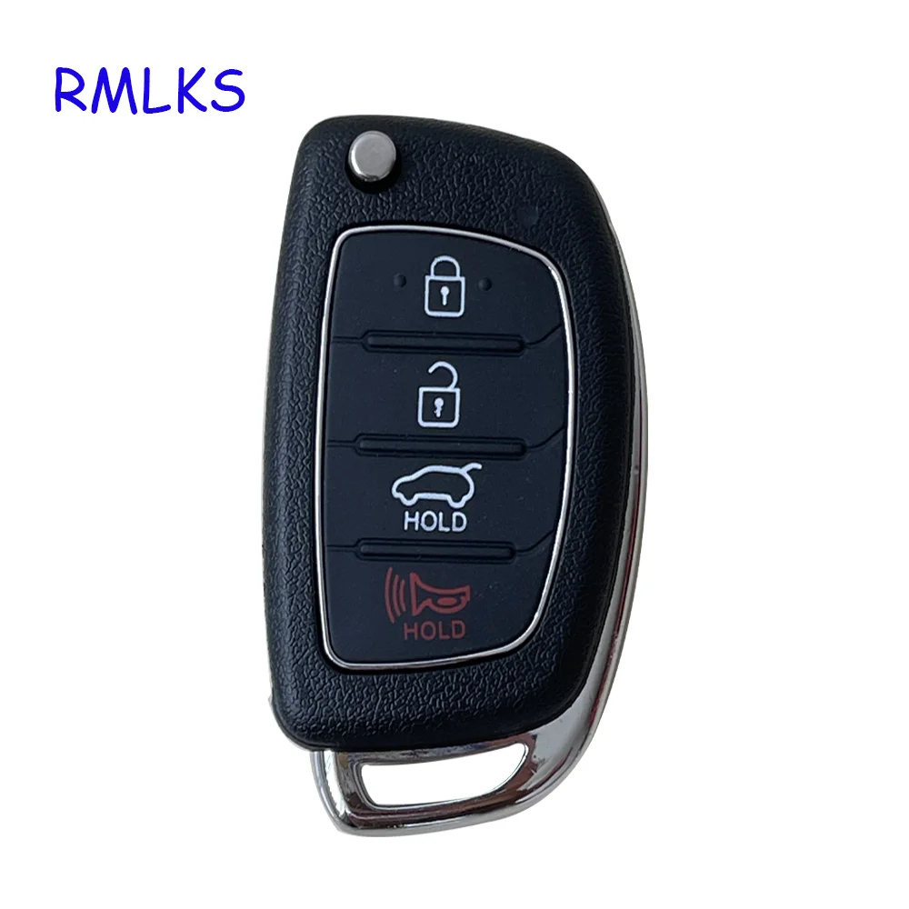 

New 4 Buttons Flip Folding Remote Key Shell Fob Case For HYUNDAI Mistra Santa Fe Sonata Tucson Accent I30 I40 I45