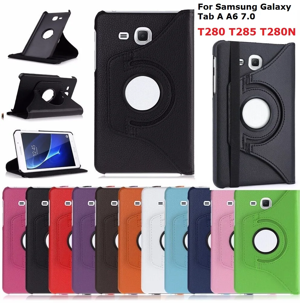 7.0'' Flip Coque for Samsung Galaxy Tab A A6 7.0 2016 SM-T280 T285 Case 360 Smart PU Leather Cover for Samsung T280 T285 Case