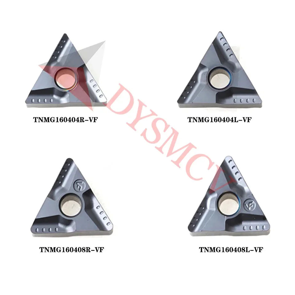 Imagem -03 - Deskar-cnc Torno Ferramenta Usada para Cortar Carboneto Insere Liga Insere Original Tnmg160404 Tnmg160408 ma R-vf L-vf Lf6008