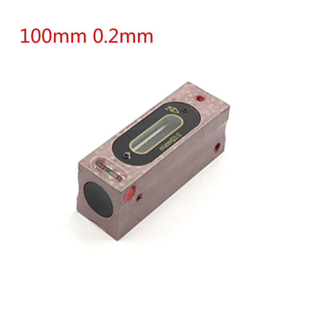 High-precision 0.02mm 100/150/200mm Mechanical Bar Level Instrument Industrial Grade Measuring Tool Level Meter With V-groove