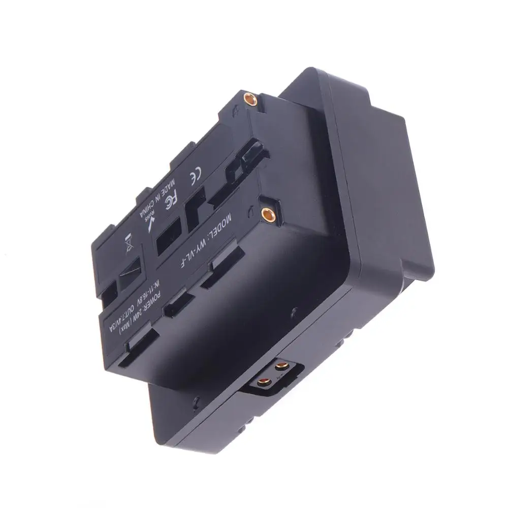 FOTGA V-Lock D-tap Battery Plate Adapter V Mount Plate for Sony NP-F Battery Monitors Cameras