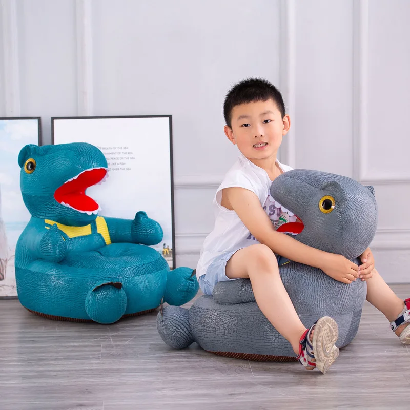 Zuigeling Kinderzitjes Kids Dinosaurus Sofa Pluche Stoel Cartoon Comfort Wasbare Animal Sofa Ondersteuning Zetels Voor Jongens