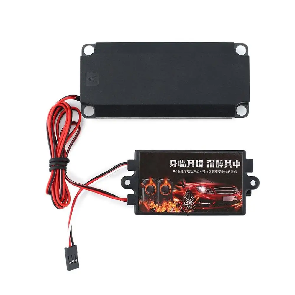 RC Engine Sound Unit Kit Engine Sound Effect Voice Simulator System for RC Car Model Accessory 94123 1/10 Scale