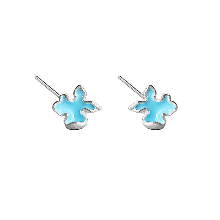 REETI 925 Sterling Silver B spray Stud Earrings For Women  Trend Personality Lady Fashion Jewelry