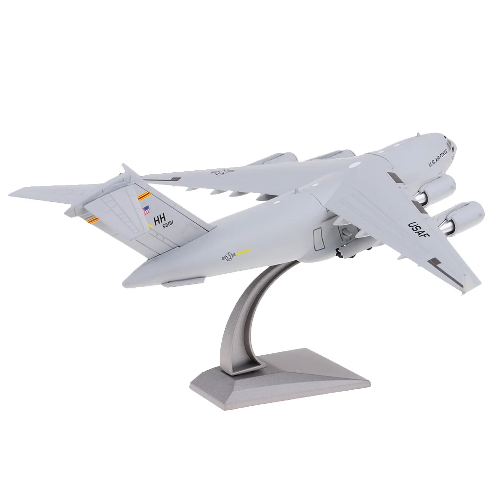 1:200 Metal Diecast Aviation C17 Transport Aircraft Airplane Toys Kids Gift