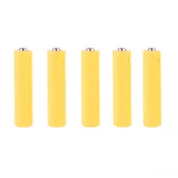 5Pcs AA AAA Size Dummy Fake Battery Setup Shell Placeholder Cylinder Conductor 24BB