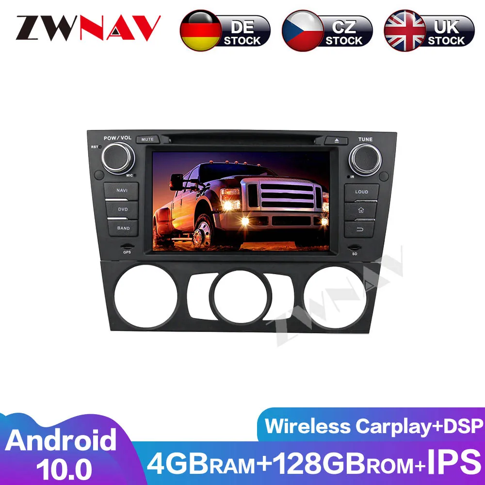 Android 10 4G+128GB Screen Car Multimedia DVD Player For BMW E90 Saloon 2005-2012 GPS Navi BT Auto Radio Audio Stereo Head Unit