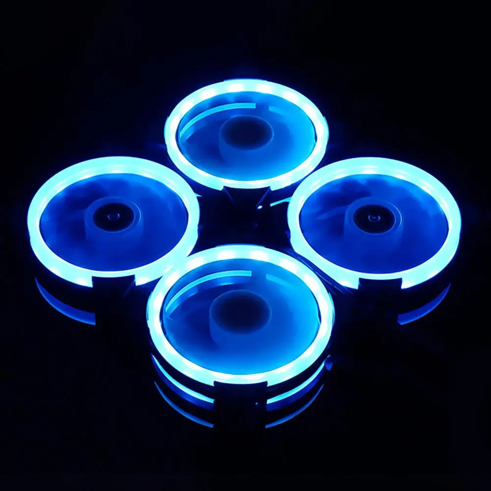 Casing Kipas Pendingin PC Kipas Rgb 120MM Kipas Pendingin Kipas 3Pin Diam Mudah Menginstal Murah Lampu RGB Kipas Pendingin Komputer