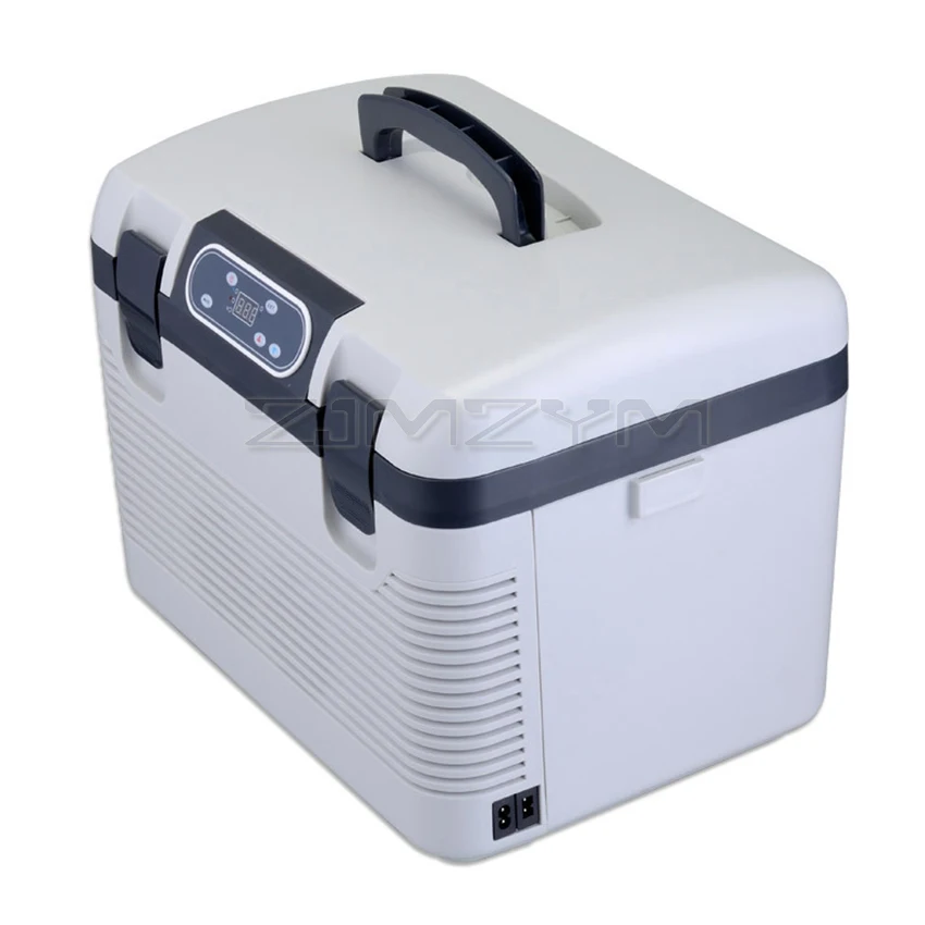 Refrigerador doméstico para coche, dispositivo de congelación y calefacción, doble propósito, DC12-24V/AC220V, pequeño compresor, enfriamiento rápido, 19L