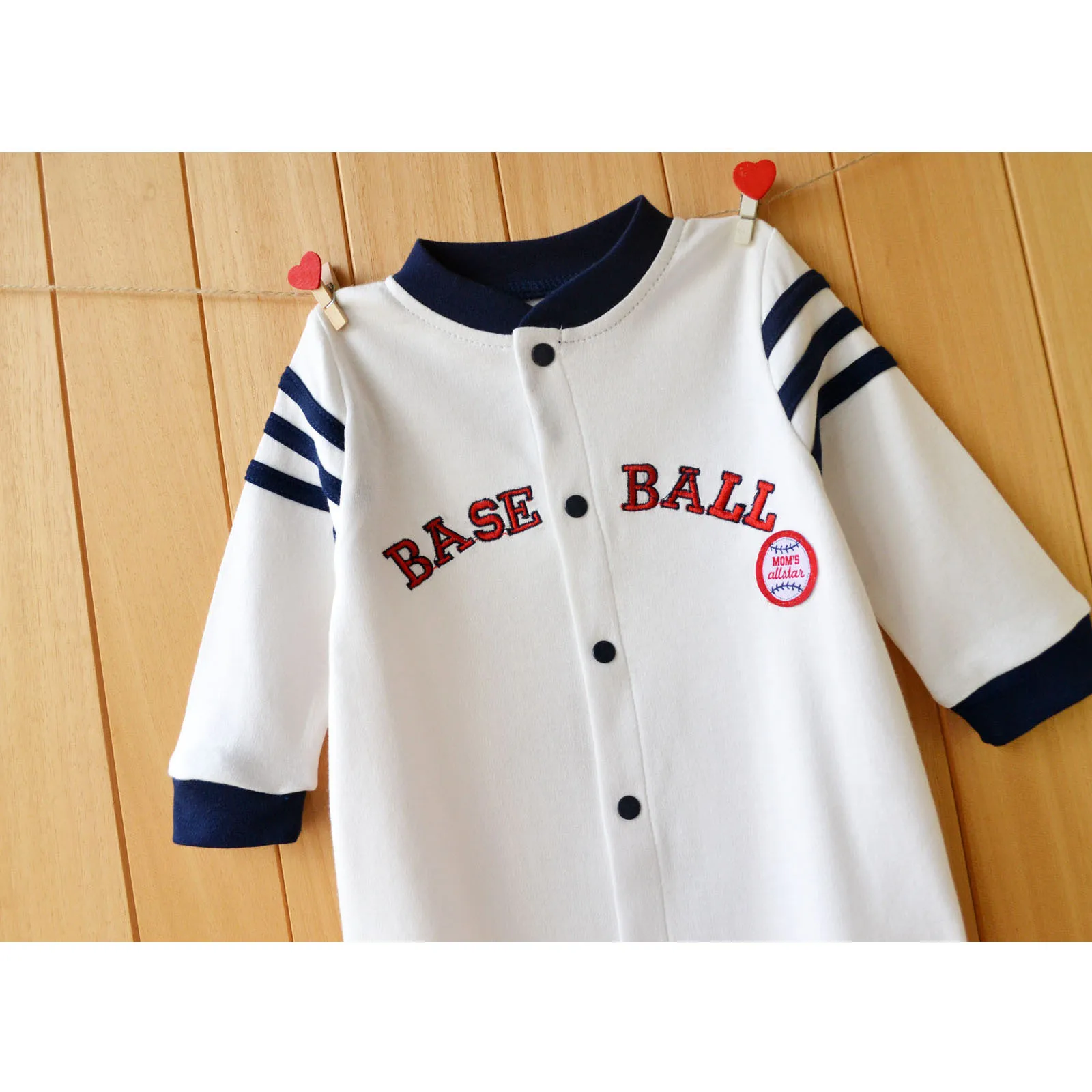 Baby clothes newborn coverall infants boys clothes baseball sport style cotton ropa de bebe spring toddler clothing boy