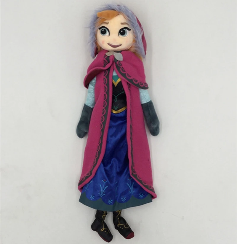 Peluche Disney la reine des neiges pour enfants, 40cm, Elsa, Anna, Olaf, jouet de noël, d'anniversaire