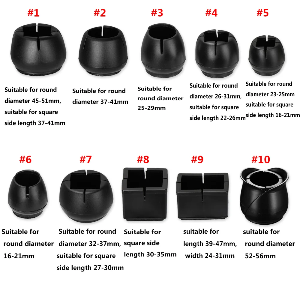 Polymères de pieds de chaise de table en silicone, couvre-pieds non alds, protège-pieds en caoutchouc, coussinets, protecteurs de sol, couvre-jambes, rond, astronomique, meubles, 4 pièces