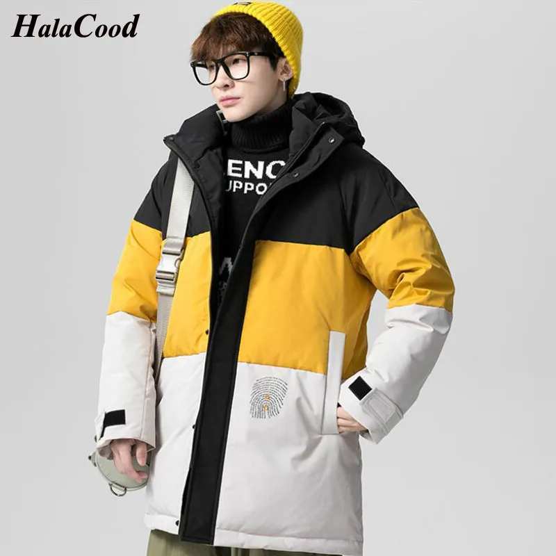 HALACOOD Männlichen 90% Unten Jacken Männer Winter Jacke Männer Mode Dicke Warme Parkas Weiße Ente Unten Mäntel Casual Mann Lange unten Jacken