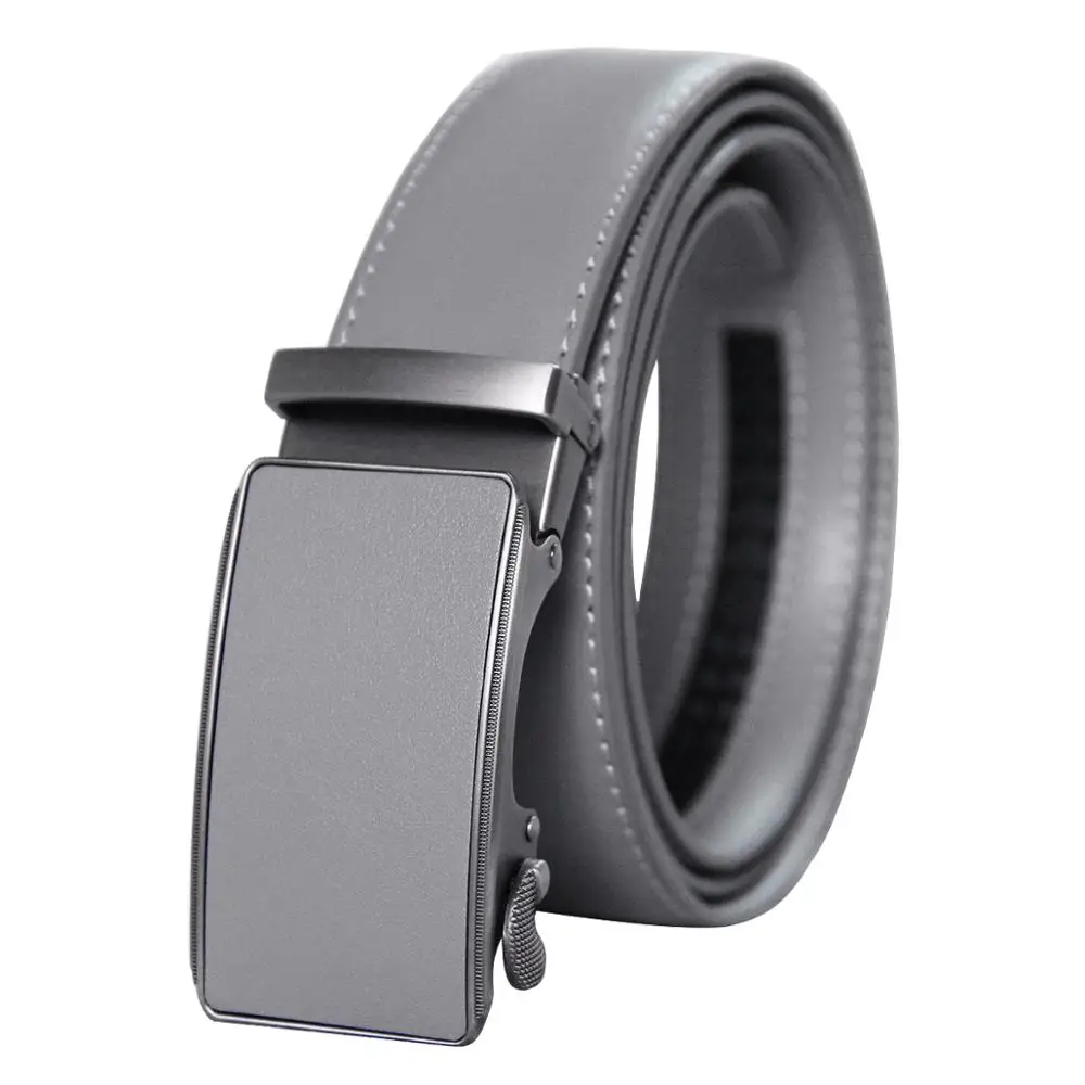 Ceinture en cuir véritable pour homme, sangle en métal bleu, structure automatique, marque célèbre, qualité supérieure, environnement de luxe