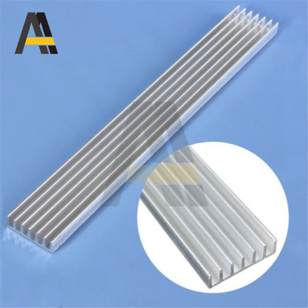 อลูมิเนียมอัลลอยด์ฮีทซิงค์ Cooling Pad สำหรับ LED ชิป IC Cooler 150X20X6มม.ความร้อน