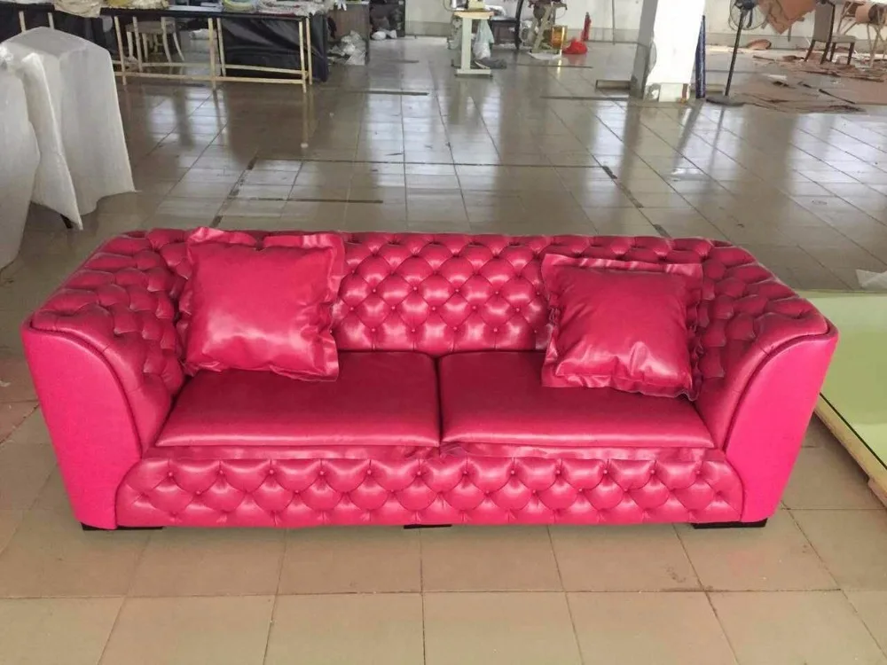 

Living Room Sofa set chesterfield sofa real genuine cow leather sectional sofas neoclassical muebles de sala moveis para casa