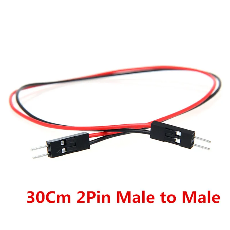 30cm 2pin 50pcs/lot DuPont Cables AWG26  Breadboard Jumper Wires Cables M-M Male to Female F-F for Electronic DIY Starter Kits