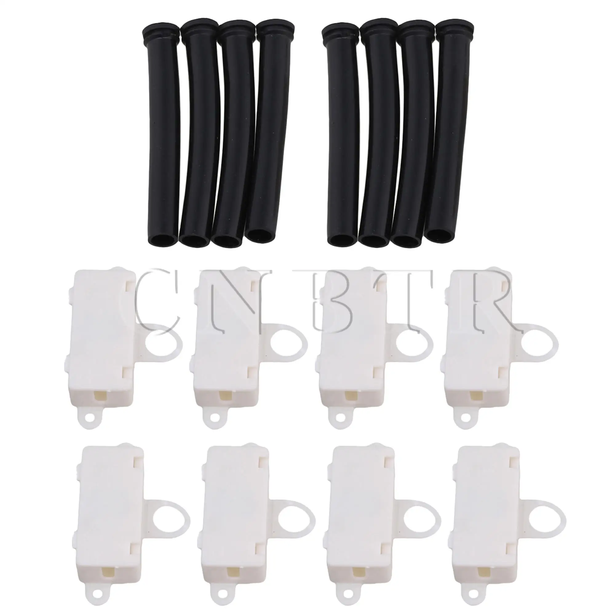 CNBTR 8pcs Chandelier Beige Mini Wire Junction Box with T06-MM02P Terminal