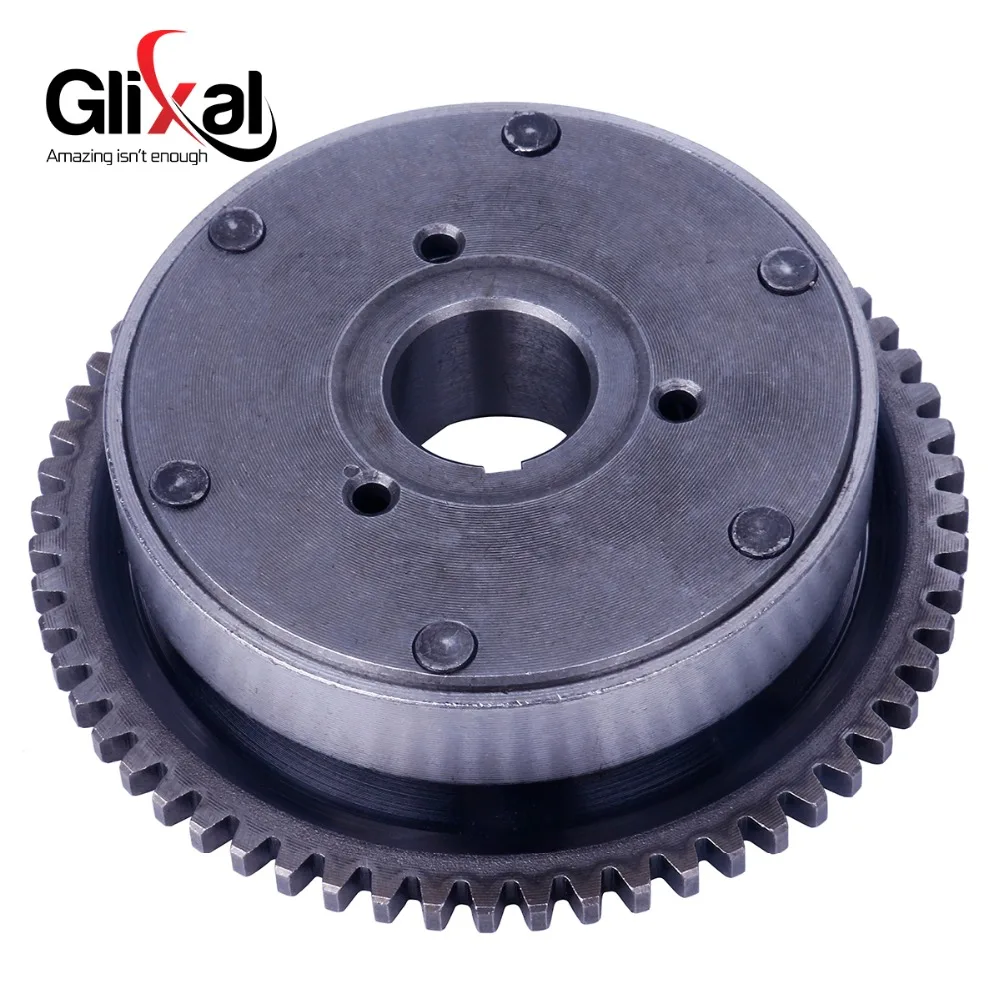 Glixal GY6 125cc 150cc High Performance Heavy-Duty Starter Drive Clutch 152QMI 157QMJ Scooter Moped ATV Go-Kart (20 Sprags)