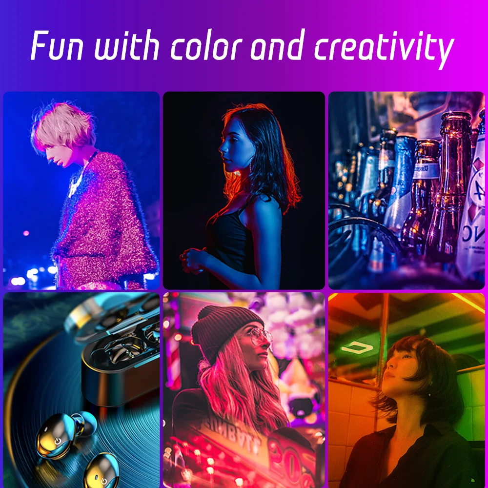 Видео СХ РГБ освещает миниый цвет света 3100мАх 360° камеры СИД полный Аккумуляторная панельная лампа Фото Видео Освещение для Youtube Vlog