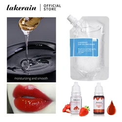 Lakerain DIY Lip Gloss Base Oil Clear Lip Gloss Raw Material Gel Lipstick Business Flavoring Oil for Lip Gloss Pigment Liquid