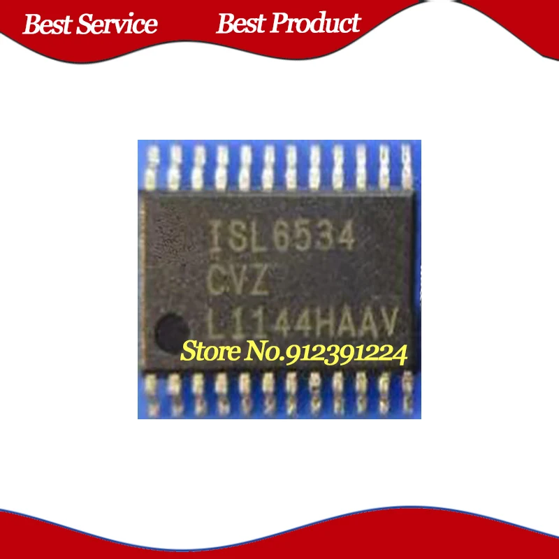 ISL6534CVZ TSSOP24 ، جديدة ومبتكرة ، في الأوراق المالية ، 20 قطعة