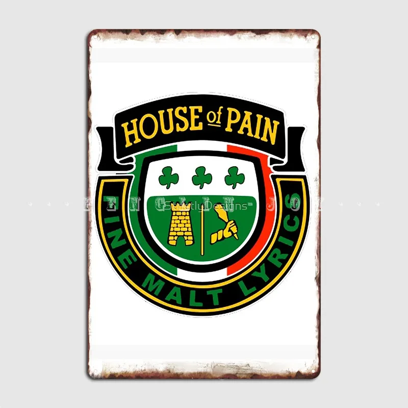 House Of Pain Fine Malt Lyrics Poster Metal Plaque Cinema Kitchen Kitchen Retro Plaques Tin Sign Poster