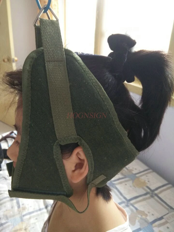 

cervical traction Green Canvas Cervical Traction Belt Sling Tractor Stretch Chair Thickening Hood Neck Care Tool Home Medical