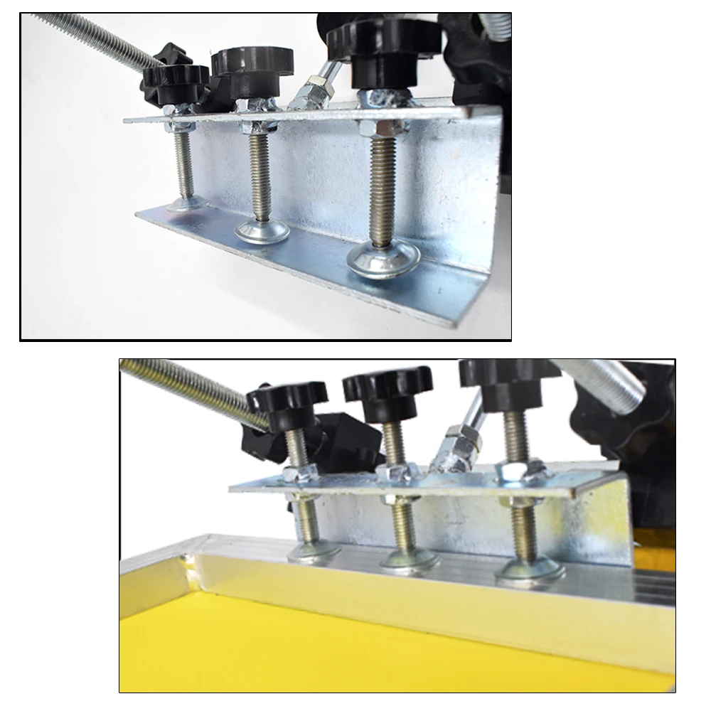 Screen Frame Hinge Clamps 50cm Width Silk Screen Printing Machine Head Flat & Three Dimentional Silk Screen Printing DIY Fixture